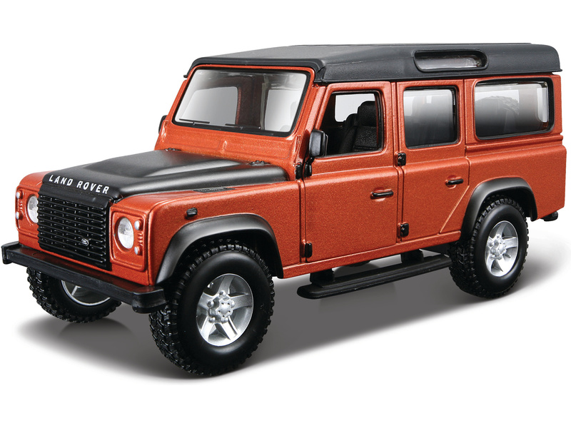 Bburago Land Rover Defeneder 110 1:32 hnedá metalíza BB18-43029