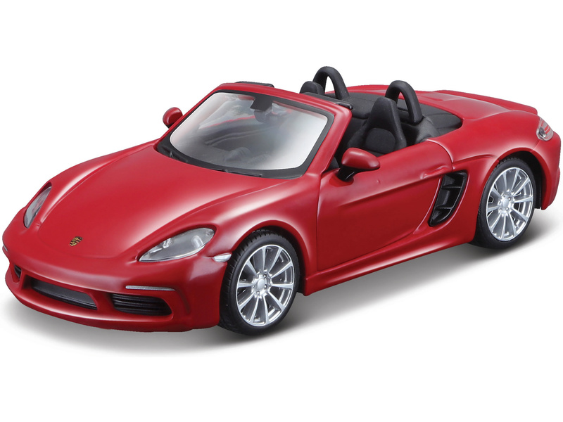 Bburago Porsche 718 Boxster 1:32 červená BB18-43049