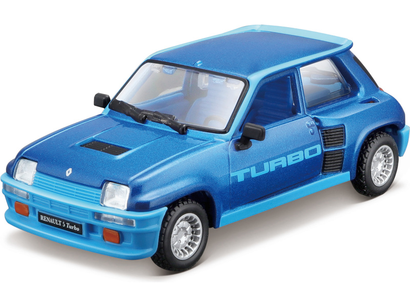 Bburago Renault 5 Turbo 1:32 modrá BB18-43215B