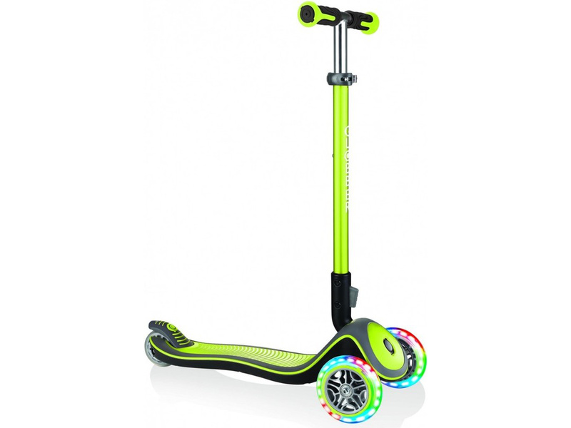 Globber - Kolobežka Elite Deluxe Lights Lime Green GL-444-406