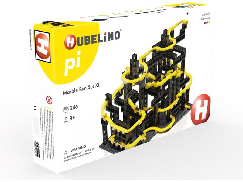 HUBELINO Pi Guličková dráha - set s kockami XL 246 dielikov HUB440440