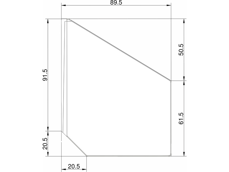 Klíma stabilizátor typ šípka biely KL-3209012