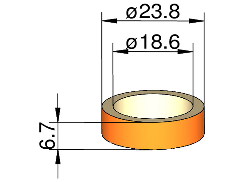 Klíma krúžok 24mm KL-502424011