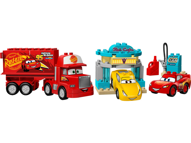 lego duplo disney cars flo's cafe