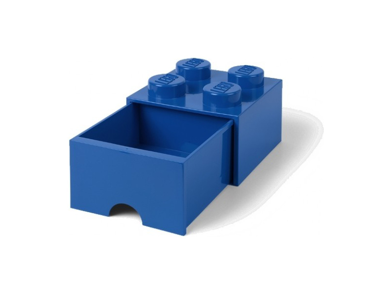 LEGO úložný box so šuplíkom 250x250x180mm - modrý LEGO40051731