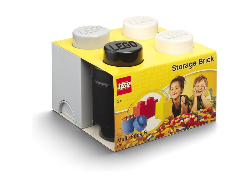 LEGO úložné boxy Multi-Pack čierna, biela, šedá - 3ks LEGO40140007