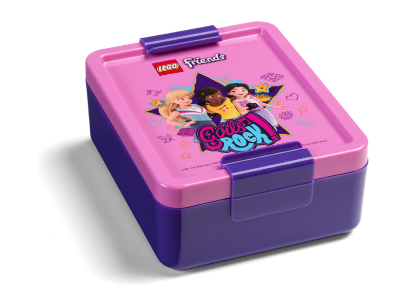 LEGO box na desiatu 170x135x69mm - Friends Girls Rock LEGO40521734