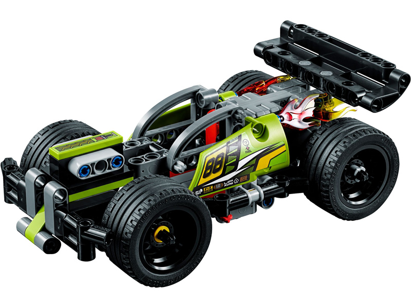 green lego technic car