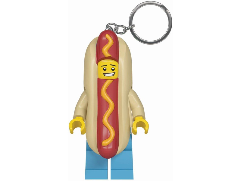 LEGO svietiaca kľúčenka - Hot Dog LGL-KE119