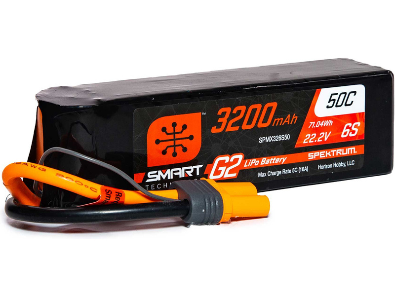 Spektrum Smart G2 LiPo 22.2V 3200mAh 50C IC5 SPMX326S50