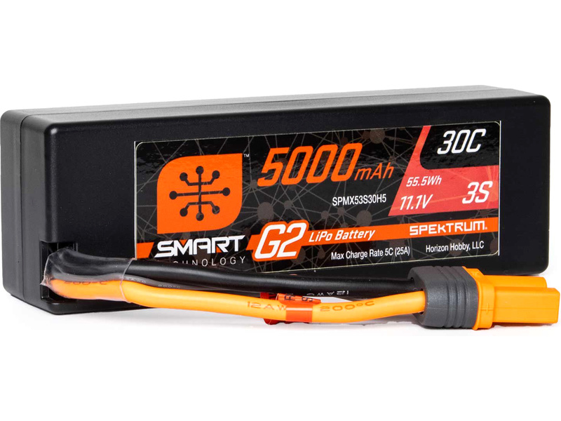 Spektrum Smart G2 LiPo 11.1V 5000mAh 30C HC IC5 SPMX53S30H5