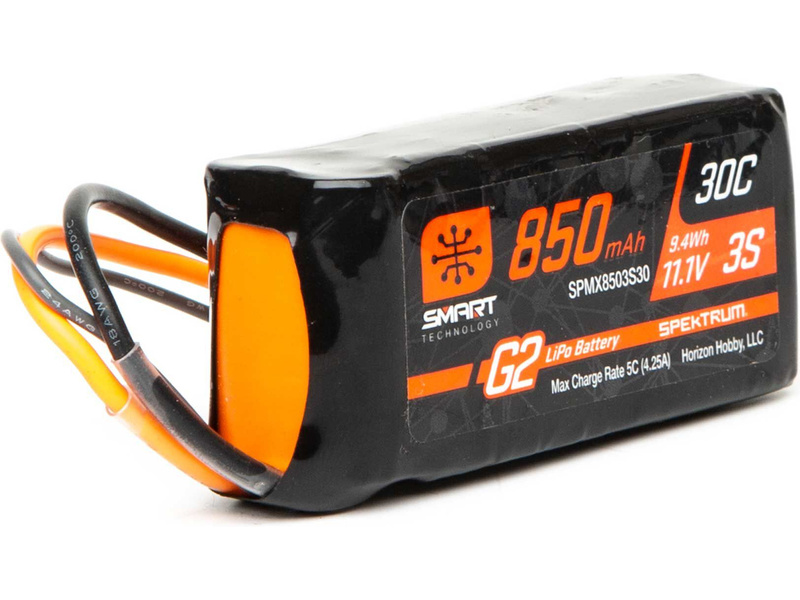 Spektrum Smart G2 LiPo 11.1V 850mAh 30C IC2 SPMX8503S30