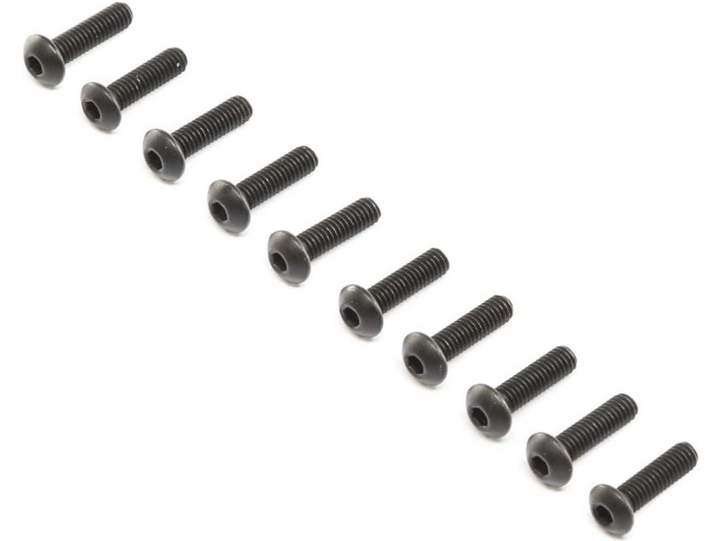 Losi skrutku Button Head M4x14mm (10) LOS255014